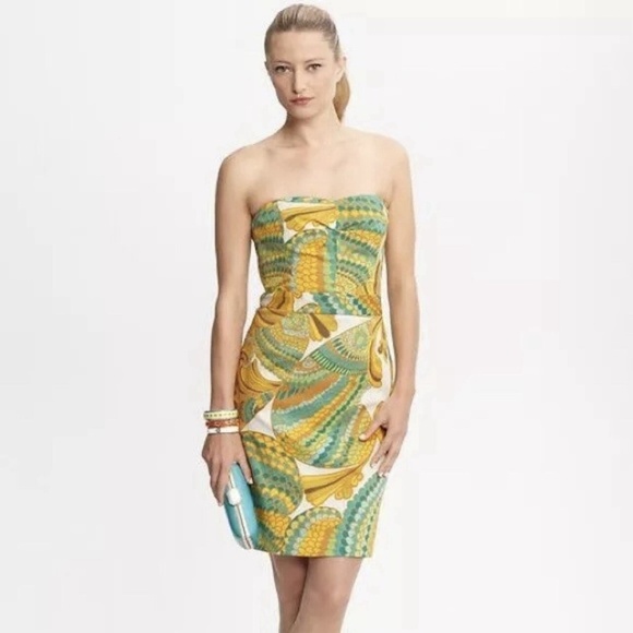 BANANA REPUBLIC / Trina Turk Cocktail Dress - Size 4 - Picture 1 of 7